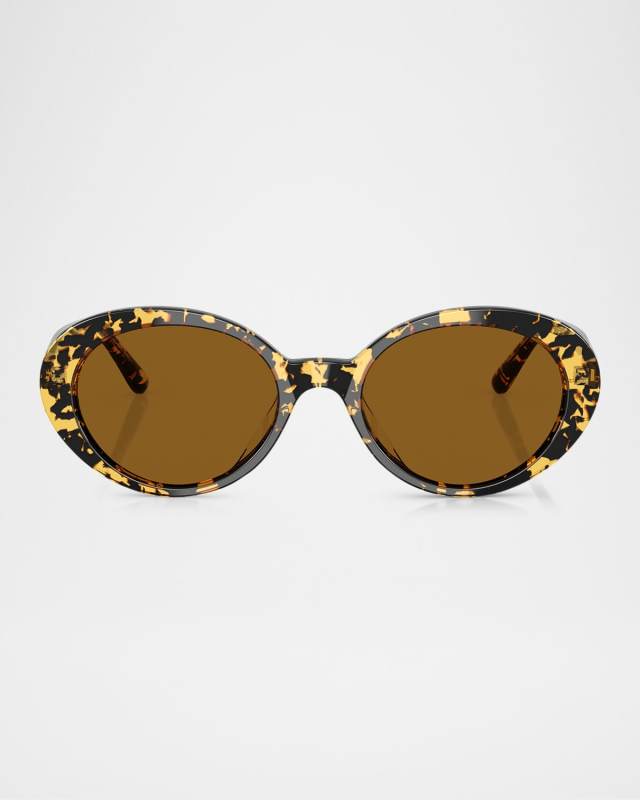 Acetate Oval Sunglasses